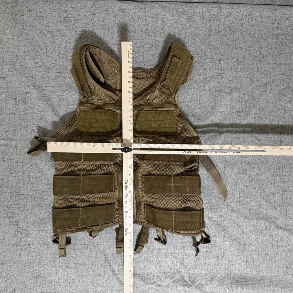 ATLAS 46 Tool Vest 5 Piece One Size Molle System Brown Adjustable Tactical - Picture 16 of 16